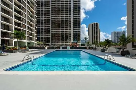 Apartment Block To Beach! Waikiki Banyan 21St Floor Deluxe Ocean View Honolulu