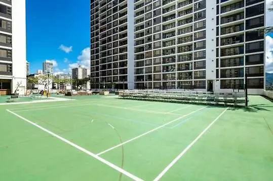 Block To Beach! Waikiki Banyan 21St Floor Deluxe Ocean View Honolulu Apartment