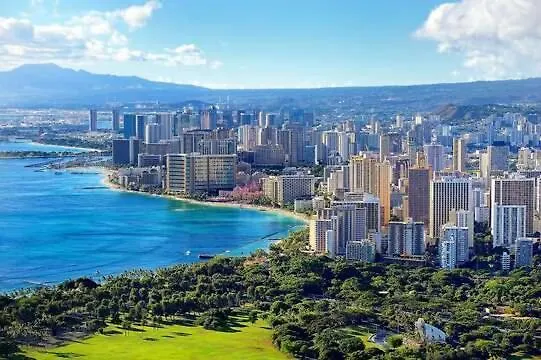Apartment Block To Beach! Waikiki Banyan 21St Floor Deluxe Ocean View Honolulu